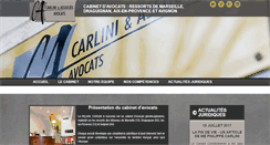 Desktop Screenshot of carlini-avocats.com